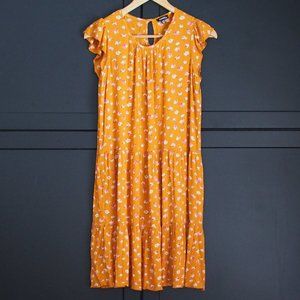 Zunie | Floral Flutter Sleeve Sundress